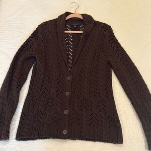 Lands End cardigan sweater
